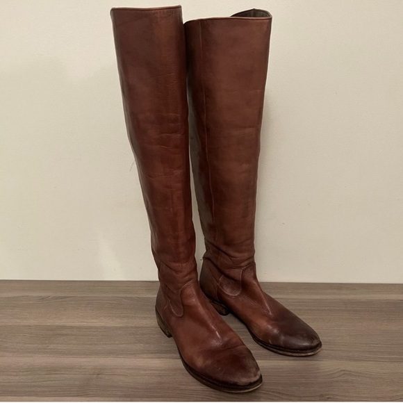 Arturo Chiang Brown Over the Knee Boots - Picture 1 of 4